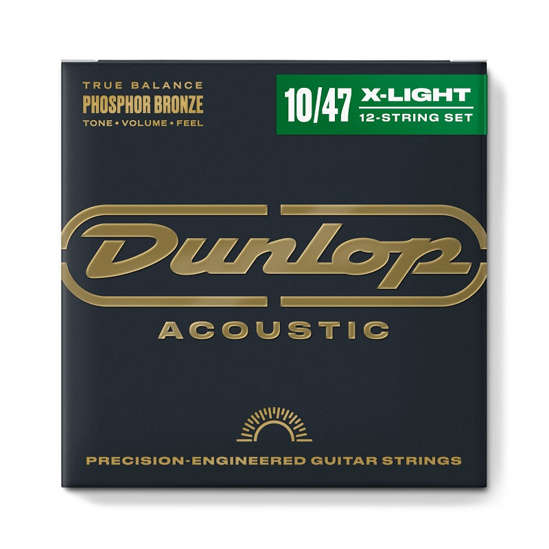 Dunlop Acoustic Guitar Phosphor Bronze Wound 12-String Set