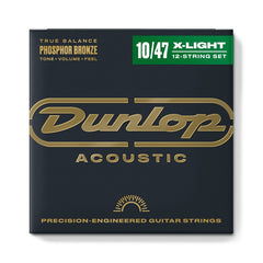 Dunlop Acoustic Guitar Phosphor Bronze Wound 12-String Set