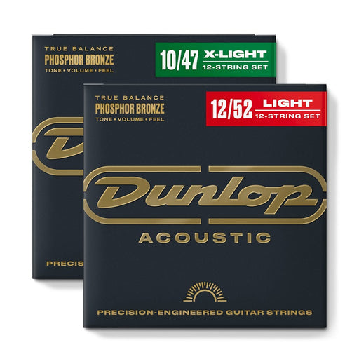 Dunlop Acoustic Guitar Phosphor Bronze Wound 12-String Set