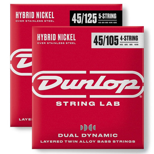 Dunlop Bass Guitar Hybrid String Set - Various