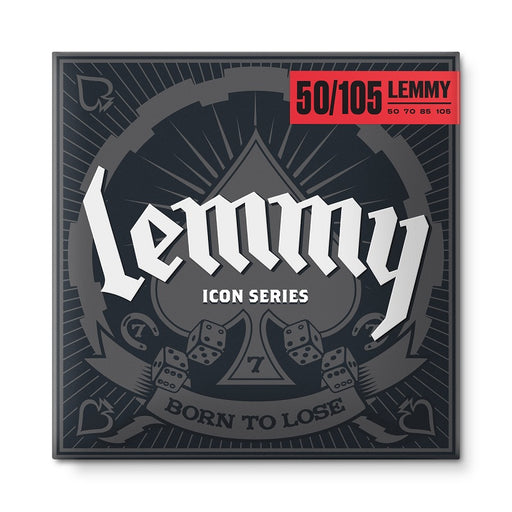 Dunlop Bass Guitar Icon Series Stainless Steel Round Wound String Set - Lemmy Kilmister