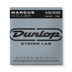 Dunlop Bass Guitar Icon Series Stainless Steel Round Wound String Set - Marcus Miller