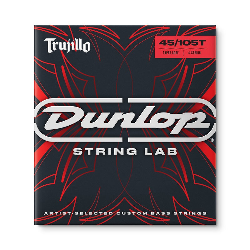 Dunlop Bass Guitar Icon Series Stainless Steel Round Wound String Set - Robert Trujillo