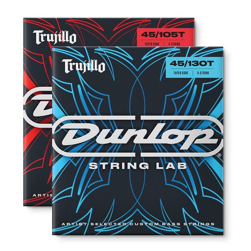 Dunlop Bass Guitar Icon Series Stainless Steel Round Wound String Set - Robert Trujillo