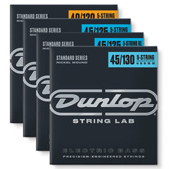 Dunlop Bass Guitar Nickel Round Wound 5-String Set - Various