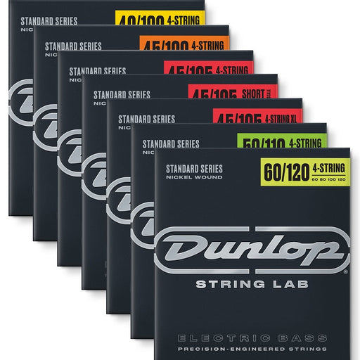 Dunlop Bass Guitar Round Wound 4-String Set - Various