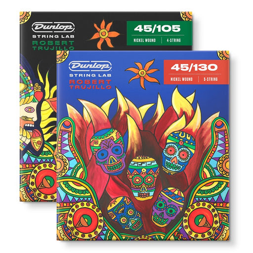 Dunlop Bass Guitar Signature Series Nickel Round Wound String Set - Robert Trujillo