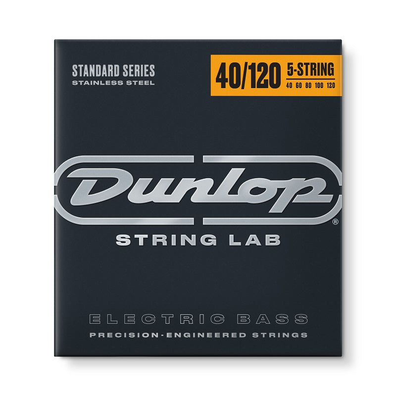 Dunlop Bass Guitar Stainless Round Wound 5-String Set