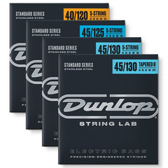 Dunlop Bass Guitar Stainless Round Wound 5-String Set