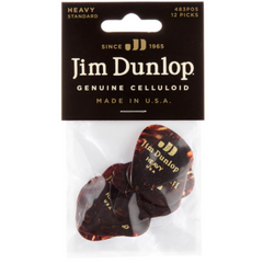 Dunlop Celluloid Shell Heavy Picks 12 Pack