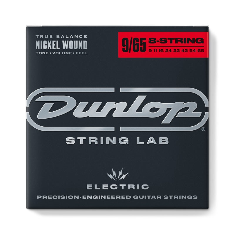 Dunlop Electric Guitar Nickel Wound 8-String Set