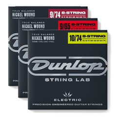 Dunlop Electric Guitar Nickel Wound 8-String Set