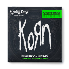 Dunlop Electric Guitar Nickel Wound Heavy Core 7-String Set - Korn