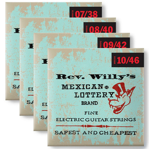 Dunlop Electric Guitar Nickel Wound String Set - Rev. Willy's Mexican Lottery Brand