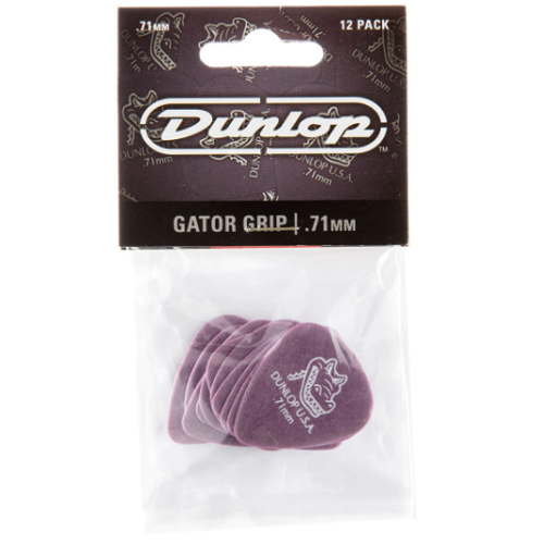 Dunlop Gator Grip 12 Pack Picks (0.71mm)