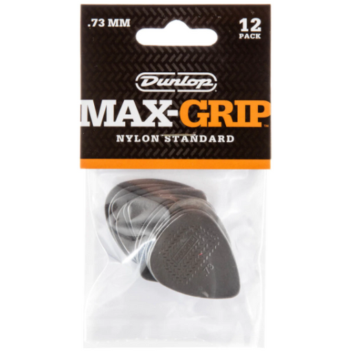 Dunlop Max-Grip Nylon Standard Picks 12 Pack (0.73mm)