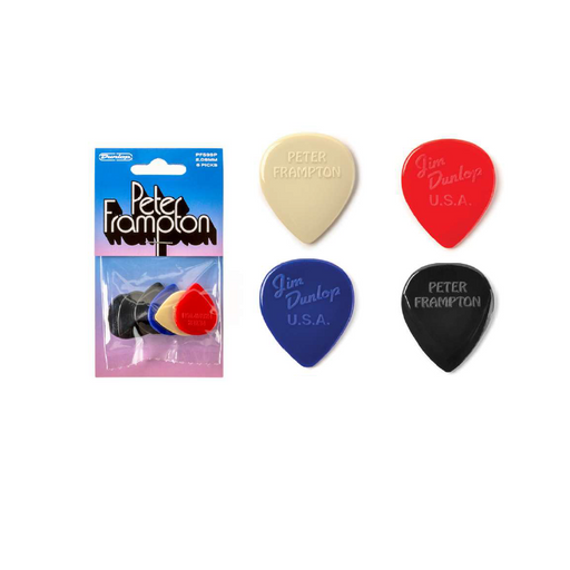 Dunlop Peter Frampton Vintage "Jazz Teardrop" Pick Pack (6)