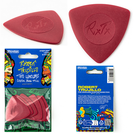 Dunlop Robert Trujillo’s Warlord Custom Bass Pick Pack (6)