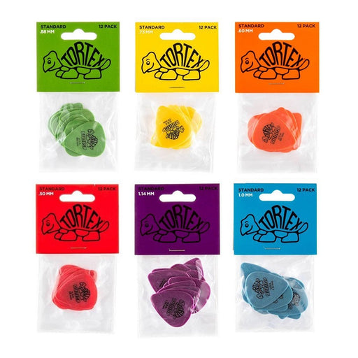 Dunlop Tortex Standard Guitar Pick 12-Pack - Various
