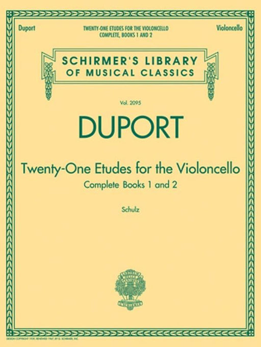 Duport - 21 Etudes for the Cello
