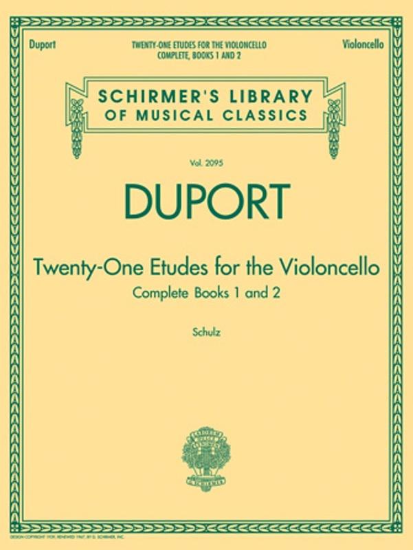 Duport - 21 Etudes for the Cello