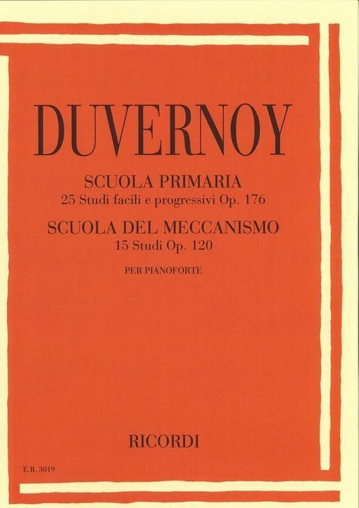 Duvernoy - 25 Studies Op. 176 & School Mechanism 15 Studies Op. 120, Piano