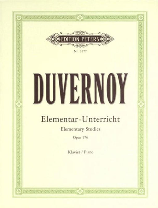 Duvernoy - Elementary Studies Op. 176, Piano
