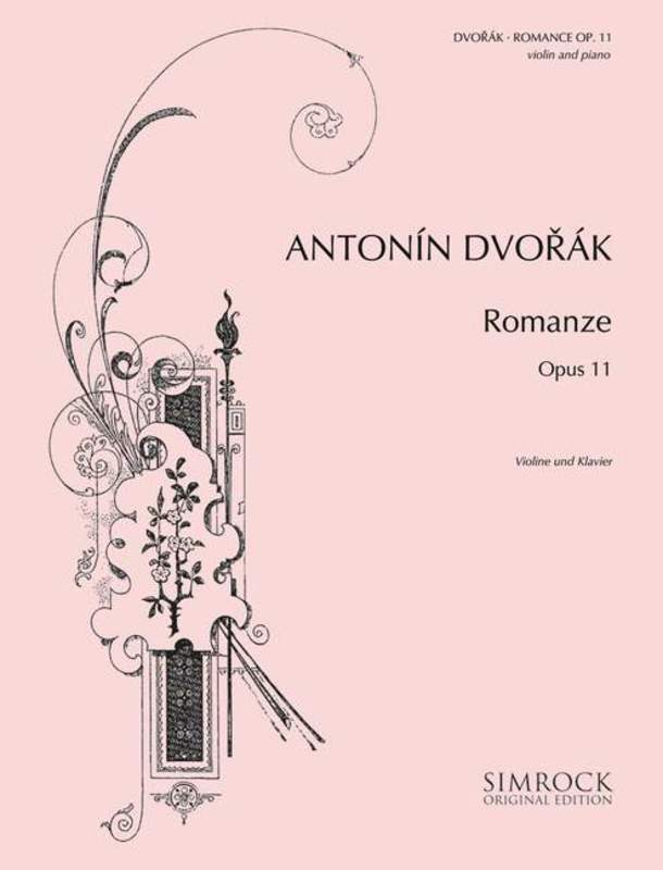 Dvorak - Romance Op. 11, VIolin & Piano-Strings-Simrock-Engadine Music