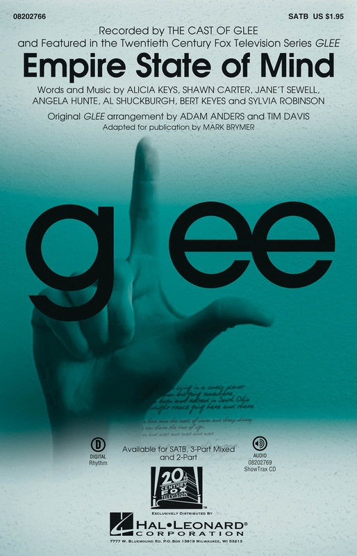 EMPIRE STATE OF MIND FROM GLEE 3 PART