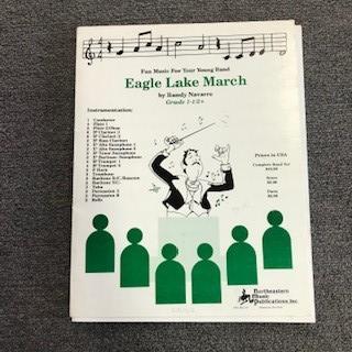 Eagle Lake March, Randy Navarre Concert Band Chart Grade 1-Concert Band Chart-Northeastern Music Publication-Engadine Music