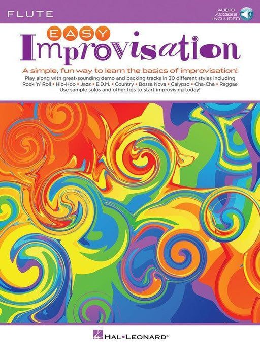 Easy Improvisation for Flute-Jazz Instruction-Hal Leonard-Engadine Music
