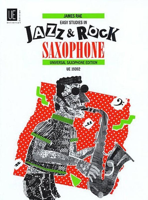 Easy Studies in Jazz & Rock Saxophone-Woodwind-Universal Edition-Engadine Music