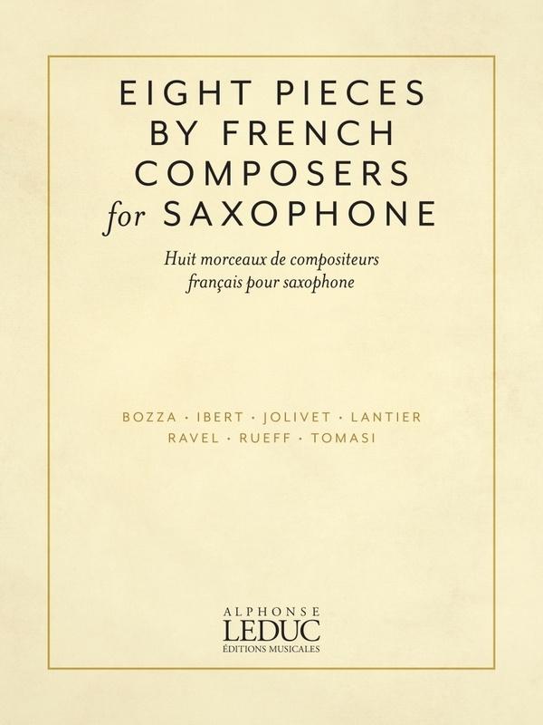 Eight Pieces by French Composers for Saxophone for Alto Saxophone and Piano