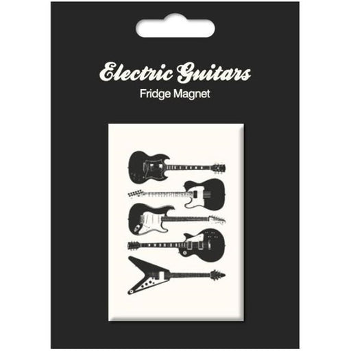 Electric Guitars Vintage Fridge Magnet