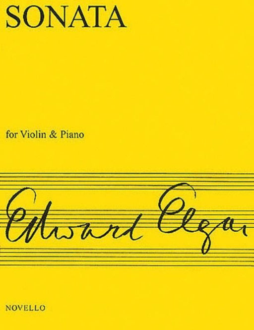 Elgar - Sonata in E minor Violin & Piano-Strings-Novello-Engadine Music