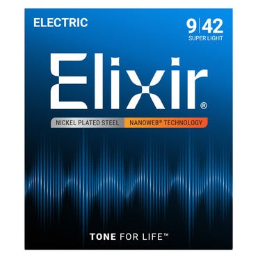 Elixir Nanoweb Electric Guitar Strings Set