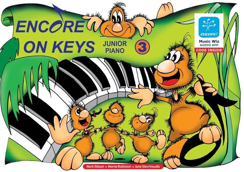 Encore On Keys Kit Junior Level 3 - Book/Audio/Flash Cards