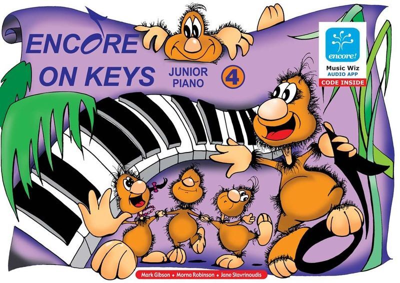 Encore On Keys Kit Junior Level 4 - Book/Audio/Flash Cards