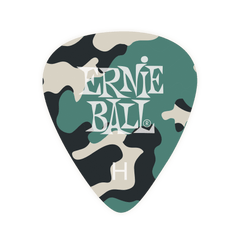 Ernie Ball Camouflage Celluslose Heavy Picks (12 Pack)