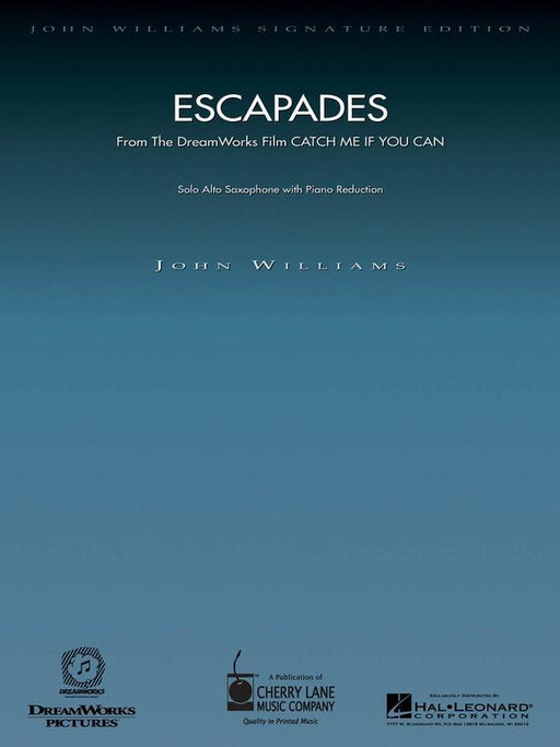Escapades (from Catch Me If You Can), Alto Saxophone & Piano Reduction-Woodwind-Cherry Lane Music-Engadine Music