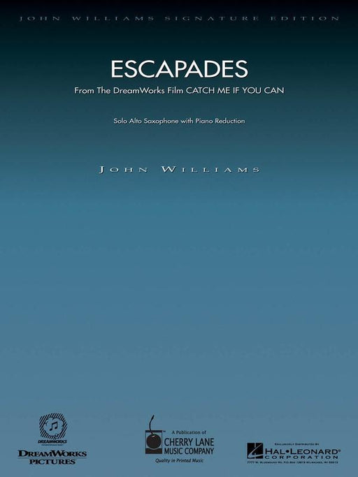 Escapades (from Catch Me If You Can), Alto Saxophone & Piano Reduction-Woodwind-Cherry Lane Music-Engadine Music