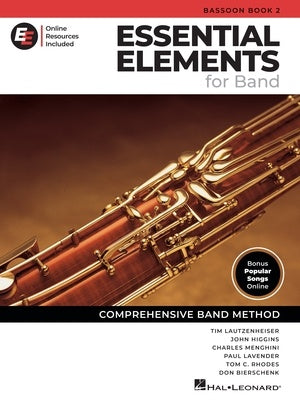 Essential Elements for Band NEW 2025! - Bassoon Book 2