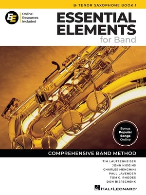 Essential Elements for Band NEW 2025! - Bb Tenor Sax Book 1