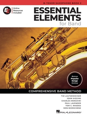 Essential Elements for Band NEW 2025! - Bb Tenor Sax Book 2