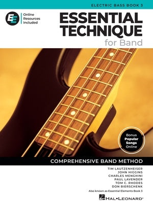 Essential Technique for Band NEW 2025! - Electric Bass Book 3