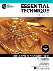 Essential Technique for Band NEW 2025! - F Horn Book 3