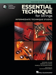 Essential Technique for Strings NEW 2025! - Teacher Manual Book 3