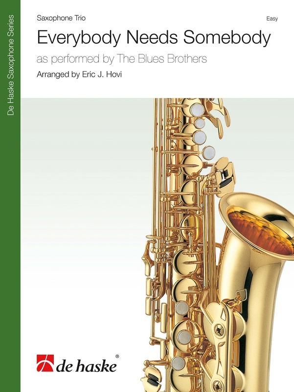 Everybody Needs Somebody, Arr. Eric J. Hovi Saxophone Trio-Saxophone Trio-De Haske Publications-Engadine Music