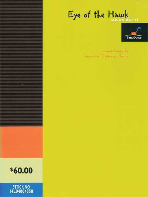 Eye of the Hawk, Susan Botti Concert Band Grade 4-Concert Band-American Composers Forum-Engadine Music