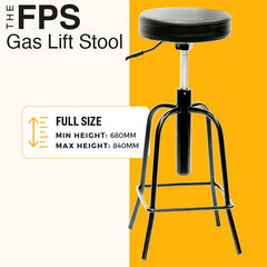 FPS Gas Lift Double Bass Stool – Height Adjustable